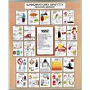 Denoyer-Geppert Charts/Posters, Lab Safety Chart Mounted pack of 3 2027-12